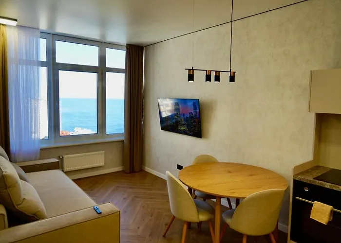 45 Pearl 1-bedrooms Sea View Apartman Odessza