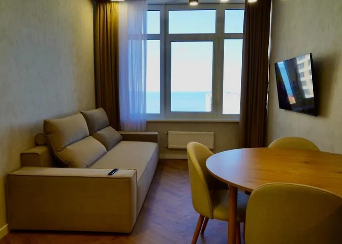 45 Pearl 1-bedrooms Sea View Lägenhet Odessa